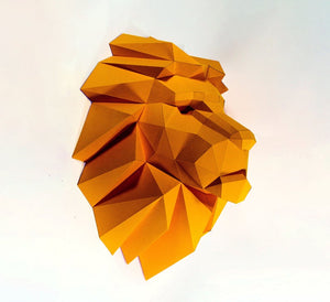 Lion Head paper craft