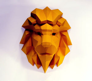 Lion Head paper craft