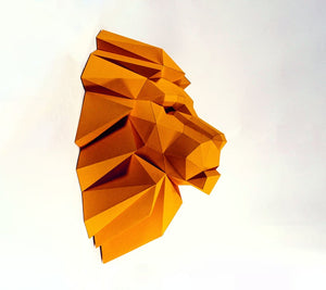 Lion Head paper craft