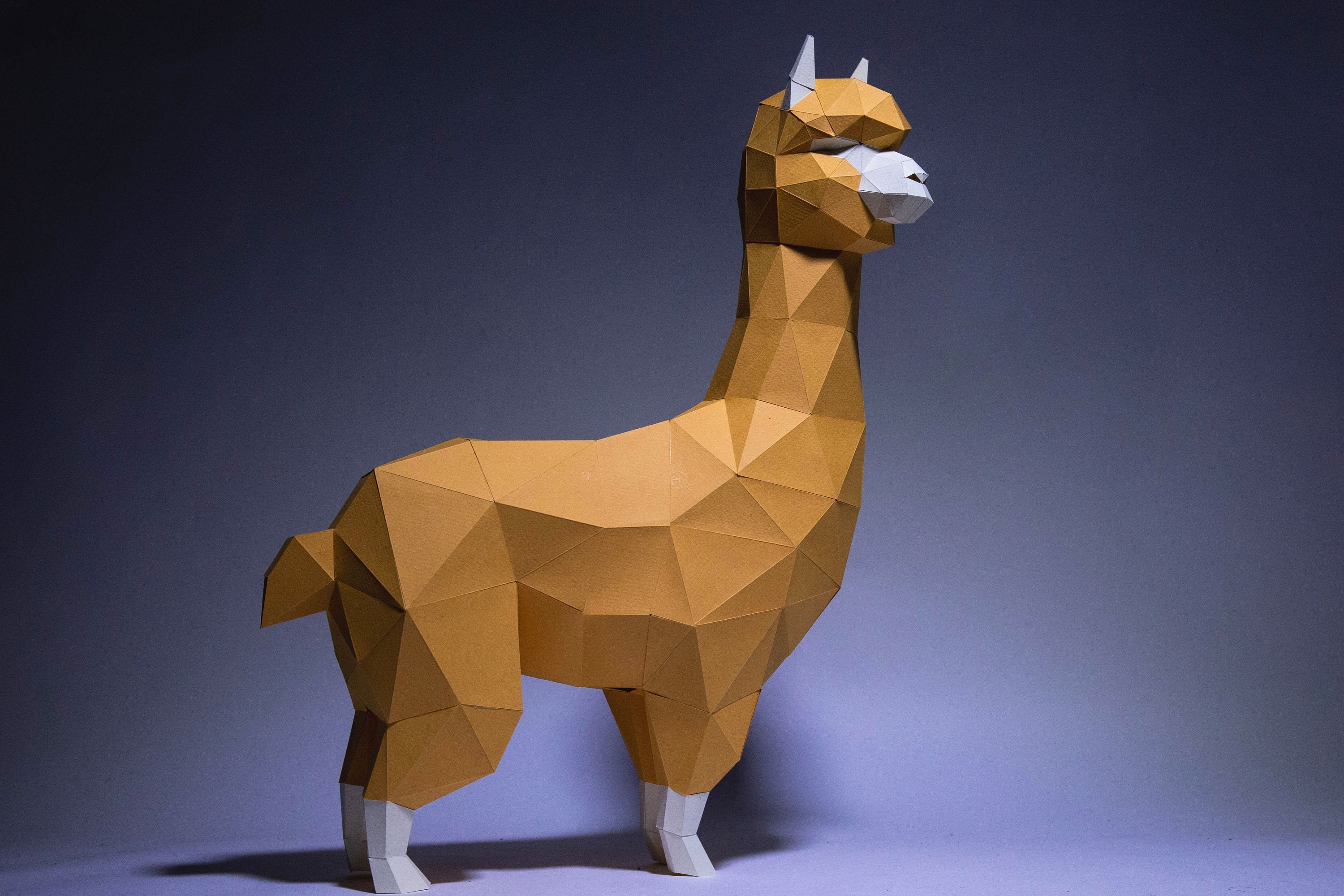 Alpaca, Lama paper craft